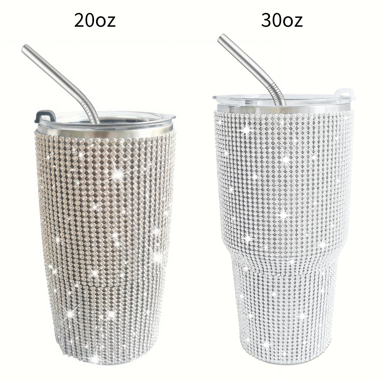 Wholesale Tumbler Diamond-encrusted Leopard Print 20oz/30oz Tumbler Cup
